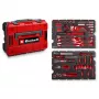 Einhell E-CASE 370570 80-teiliger Universal-Werkzeugkoffer (Rot/Schwarz)