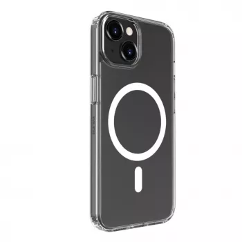 Evelatus Apple iPhone 15 Transparente Hülle mit MagSafe