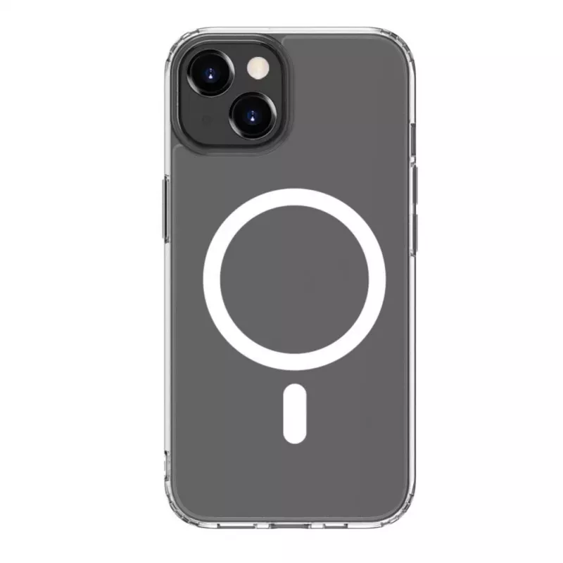 Evelatus Apple iPhone 15 Transparente Hülle mit MagSafe