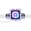 Alphacool Eisfluegel Aurora HighFlow Durchflussanzeiger mit Tachometersignal (Transparent)