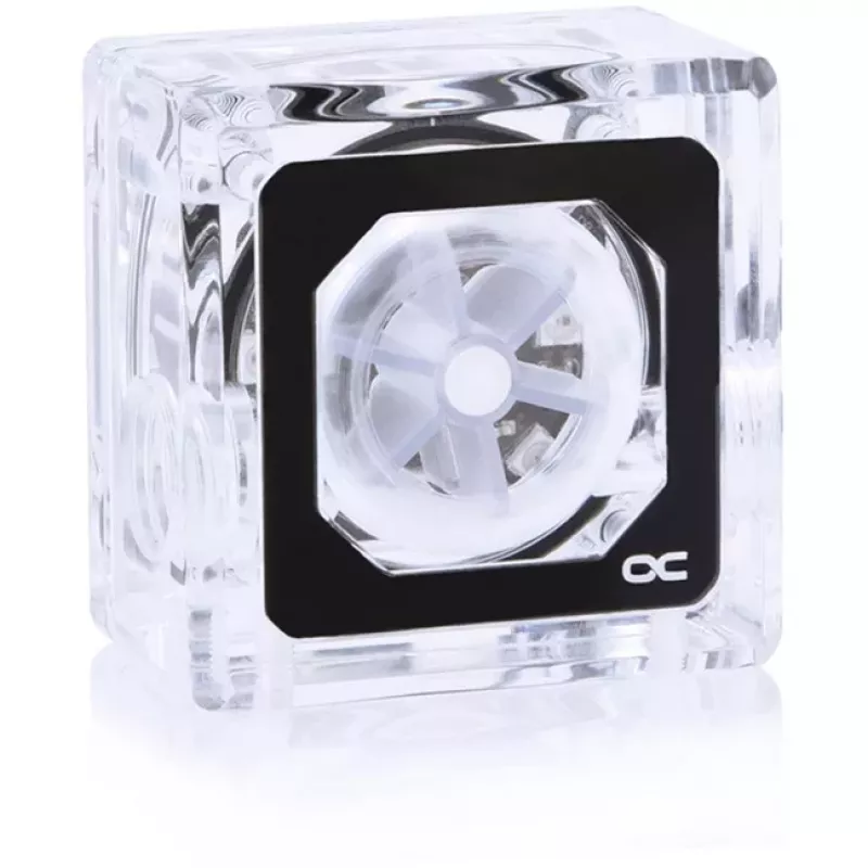 Alphacool Eisfluegel Aurora HighFlow Durchflussanzeiger mit Tachometersignal (Transparent)