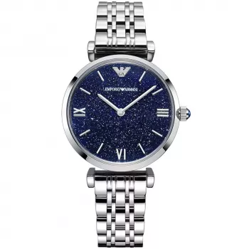 ARMANI Woman AR11091 Quarz-Armbanduhr 32mm Silber Edelstahl-Mesh