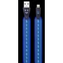 2GO 795536 USB-A auf Lightning Kabel 1m Blau