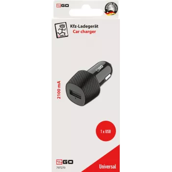 2GO 797270 Kfz-Ladegerät für Mobilgeräte Schwarz