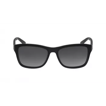 Lacoste Unisex eckige Sonnenbrille L683SP Schwarz/Grau 55mm L683SP5516001
