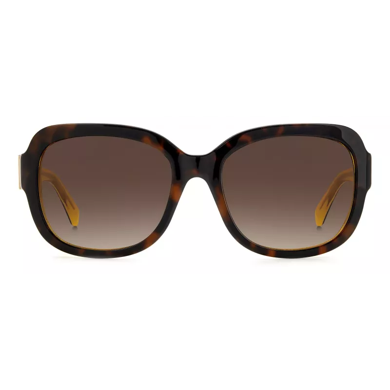 Kate Spade Damen-Sonnenbrille Layne - Acetatrahmen, UV400-Schutz, 55 mm Gläser