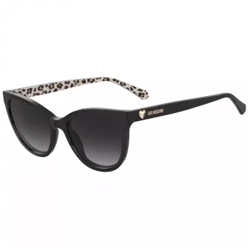 MOSCHINO LOVE Damen Sonnenbrille MOL072-S - Rechteckiger Acetatrahmen, UV400-Schutz, 54/18/140 mm
