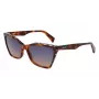 LIU JO Damen-Sonnenbrille LJ796S-245 – Havanna Acetat Butterfly-Rahmen mit braunen Gradientengläsern, 58/15/135 mm