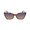 LIU JO Damen-Sonnenbrille LJ796S-245 – Havanna Acetat Butterfly-Rahmen mit braunen Gradientengläsern, 58/15/135 mm