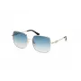 GUESS Damen-Sonnenbrille GU7906H5832P, rechteckig, polarisiert, Havanna/Braun, 58/17/140 mm