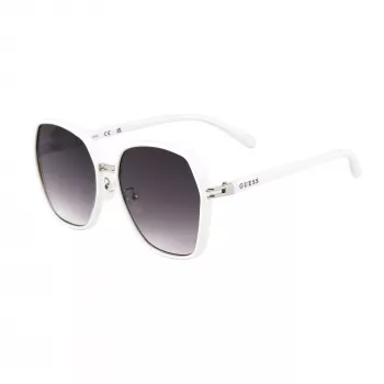 GUESS GF0407-21B Damen-Sonnenbrille - 59mm Kunststoffrahmen, UV400-Schutz