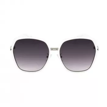 GUESS GF0407-21B Damen-Sonnenbrille - 59mm Kunststoffrahmen, UV400-Schutz