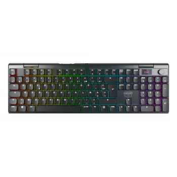 CHERRY XTRFY MX 10.1 Wireless Low-Profile Gaming Keyboard, AZERTY, RGB, Schwarz