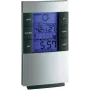 TFA 35.1087 Elektronische Wetterstation mit kabellosem Außensensor, LCD-Display, Funkuhr, Wettervorhersage, Mondphase, Wecker