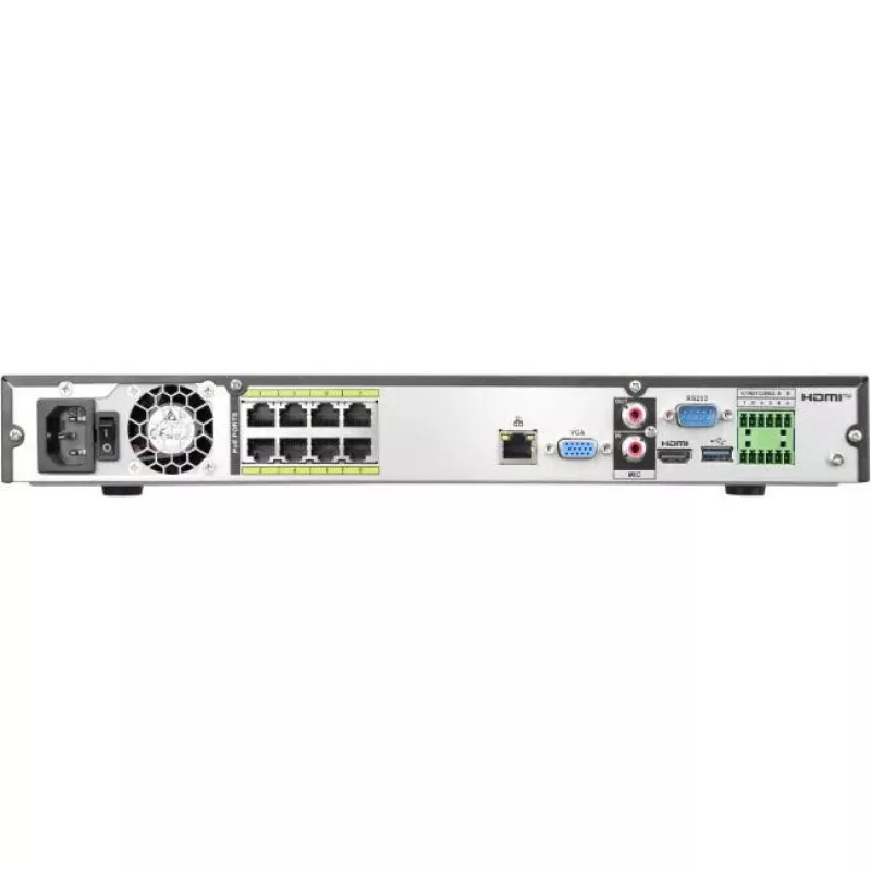 BCS LINE 8-Kanal 8K NVR mit KI und 8 PoE-Ports BCS-L-NVR0802-A-8K-8P-Ai2