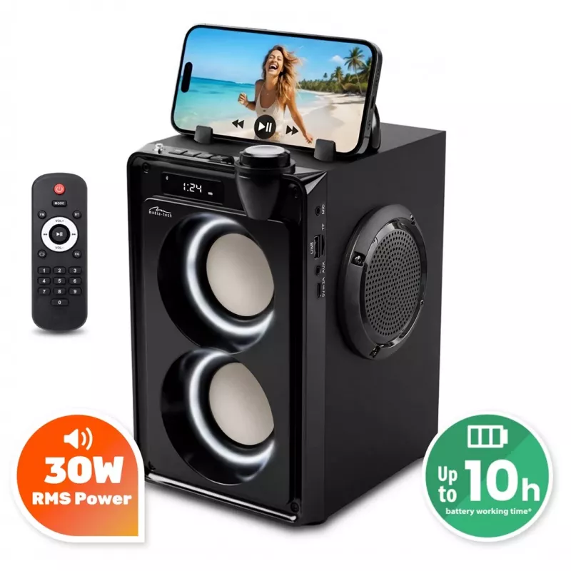 MEDIA-TECH Tragbarer Bluetooth-Lautsprecher Overbox MT3186