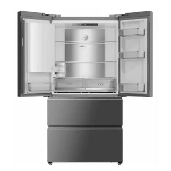 DREAME DRF560WMXEEUP French Door Kühl-Gefrierkombination, 561 L, Platinum Inox, Wi-Fi, No Frost