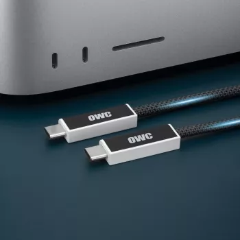 OWC Active Optical USB4 USB-C Kabel 3m (10ft) - 40Gbps, 100W, Schwarz