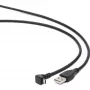 Gembird USB 2.0 Kabel USB-A auf Micro-USB-B 1,8m Schwarz 90-Grad abgewinkelt
