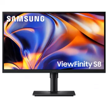 Samsung 27 Zoll ViewFinity S8 S80HF 4K UHD IPS Monitor mit USB-C 90W, höhenverstellbar, HDR400