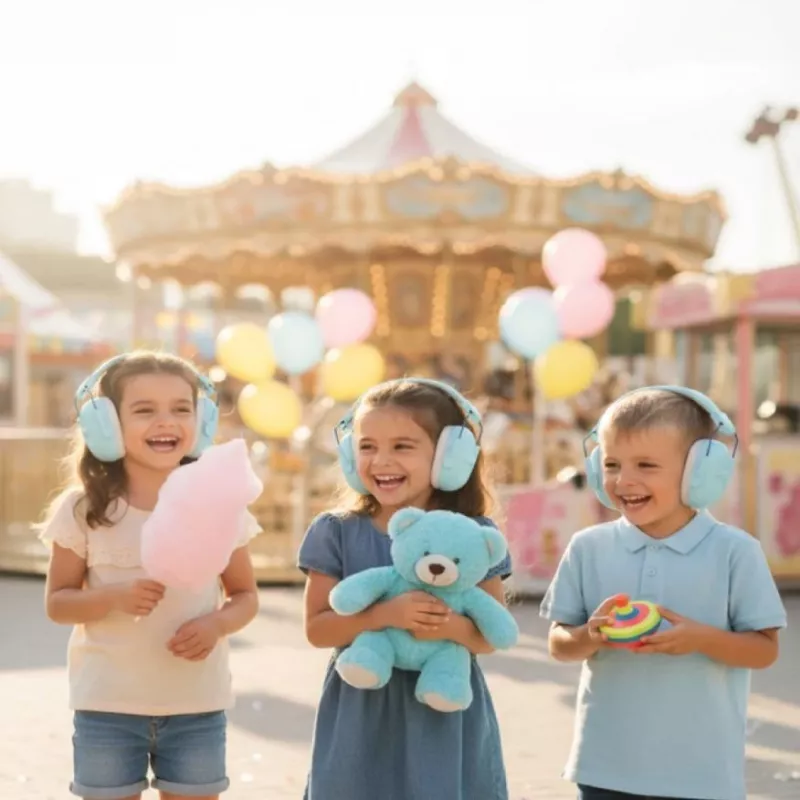 Momini Kinder Gehörschutz Milo Blau