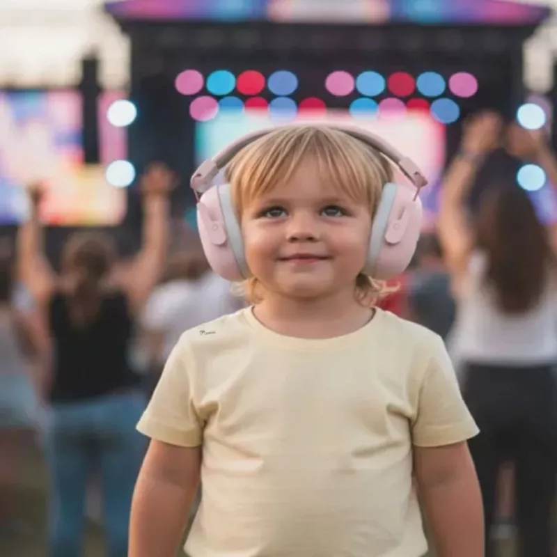Momini Kids Noise-Reducing Earmuffs Milo Pink