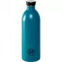 24Bottles Atlantic Bay 1000 ml Edelstahl-Wasserflasche - Blau - Fitness Wandern Sport