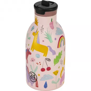 24Bottles 1824 Daily Use Isolierflasche 330 ml Strohhalmdeckel Polypropylen Edelstahl