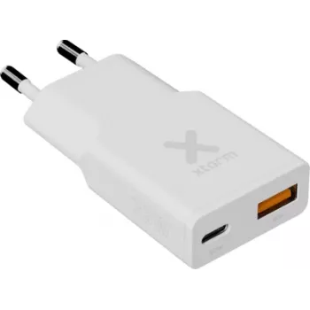 Xtorm Go2 Series SlimLine Wall Charger 25W 1x USB-C USB-A Weiß