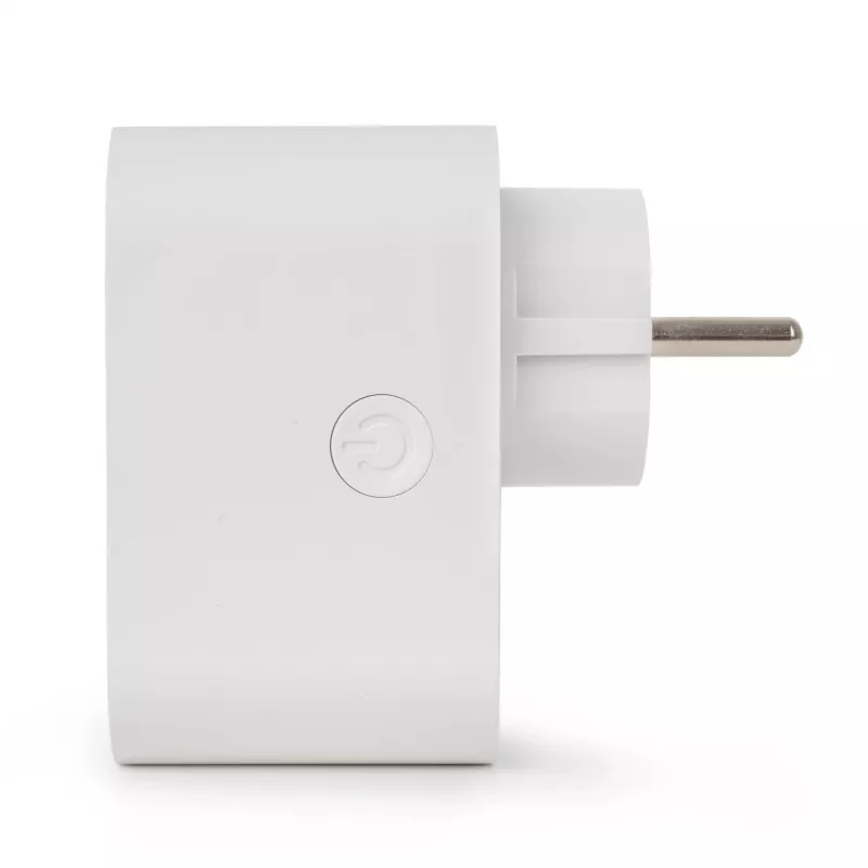 ENTAC Smart WiFi Stecker 1x Schuko mit 2x USB-A und 1x USB-C, Weiß
