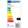 Avide LED-Leuchtmittel White Filament Mini Globe 4,5W E27 Warmweiß 2700K