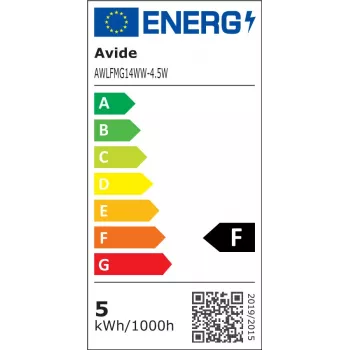 Avide LED Filament Mini Globe Birne 4,5W E14 Warmweiß 2700K