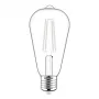 Avide LED-Leuchtmittel White Filament ST64 8,5W E27 Warmweiß 2700K