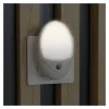 ENTAC LED Nachtlicht 0,5W Oval Warmweiß mit Dämmerungssensor