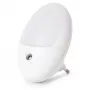 ENTAC LED Nachtlicht 0,5W Oval Warmweiß mit Dämmerungssensor