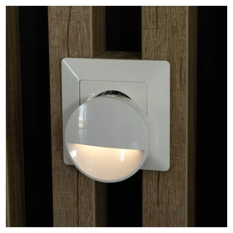 ENTAC Nachtlicht 0,8W CDS Dämmerungssensor (ohne PIR-Sensor)