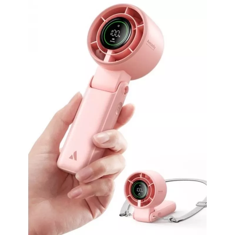 AEL Aecooly Halo 02 Tragbarer Handventilator, Pink