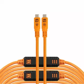 Tether Tools TetherPro USB-C Optima 10G Straight Orange 9,4m