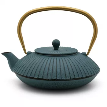 Bredemeijer Linhai Gusseisen-Teekanne 1,1L Petrol Gold 153031