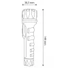ENTAC EFL-2AA-PL LED-Taschenlampe 2xAA ABS-Kunststoff Schwarz 30 Lumen