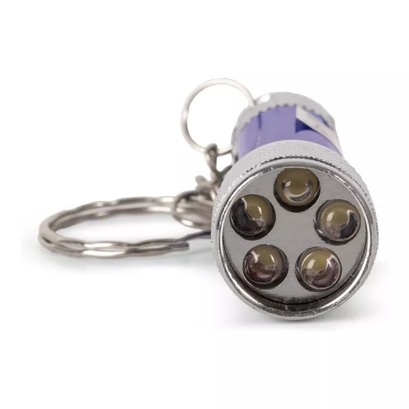 ENTAC 5 LED Schlüsselanhänger-Taschenlampe Blau
