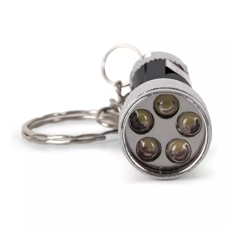 ENTAC 5 LED Keychain Flashlight Black