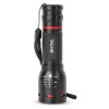 ENTAC EFL-ZOOM-5W-ALU Zoomable LED Flashlight 350 Lumens Black