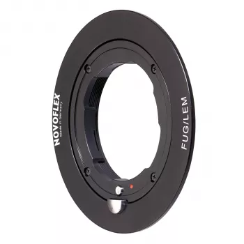 Novoflex FUG/LEM Leica M-Objektiv auf Fujifilm GFX-Kamera Adapter, Schwarz
