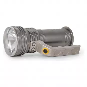 ENTAC 5W T6 LED Taschenlampe Aluminium 2x18650 inkl. Netz-Ladegerät