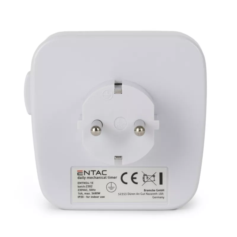 ENTAC Mechanical Timer Mini 24 Stunden 48 Programme