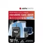 AGFAPHOTO MicroSDXC UHS-I 64GB High Speed Class 10 U3 V30+ mit SD-Adapter