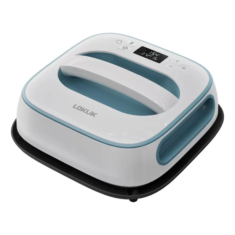 LOKLIK Easy Heat Press 25,5 x 25,5 cm Denim Blue