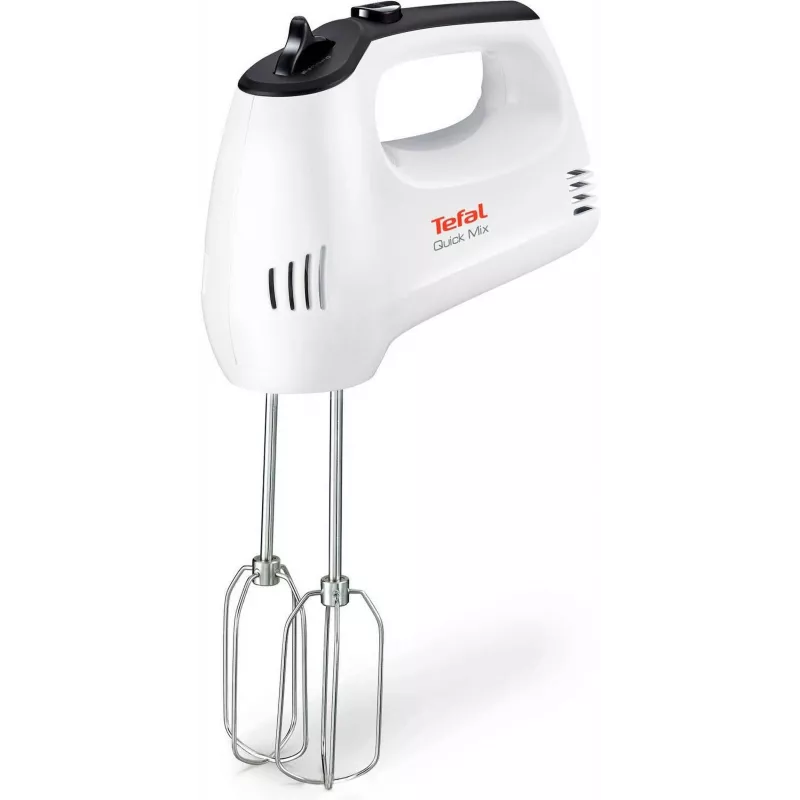 TEFAL HT3101 QuickMix Hand Mixer, 300 W, 5 Stufen, Turbo, Weiß