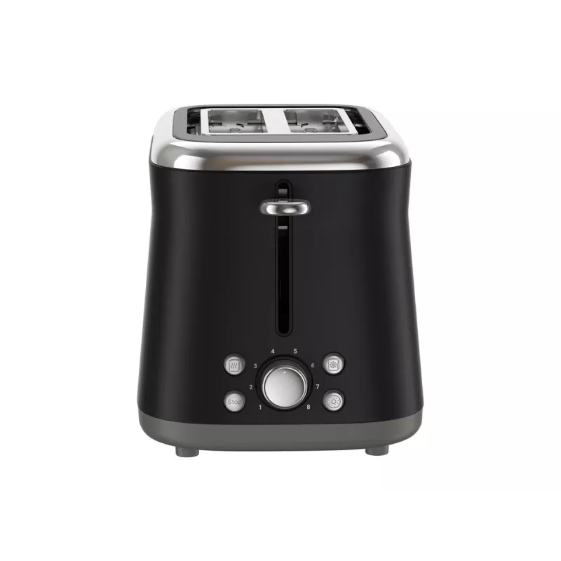 TEFAL Toaster TT7208E0 Collection Retro 850 W 2 Slots Edelstahl Schwarz